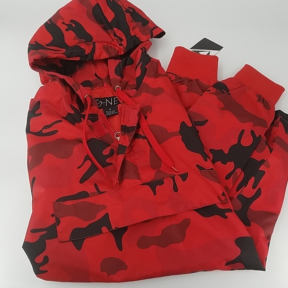 🆕️ G-Net Streetwear Nylon Camo Hooded Pullover - Picture 6 of 8